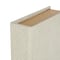 Faux Leather Geometric Woven Grid Book Storage Box Set